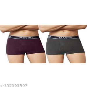  Macho Sporto Mini Trunk Assorted Mens ( Pack of 2 ) Size 85 M  Available BLT